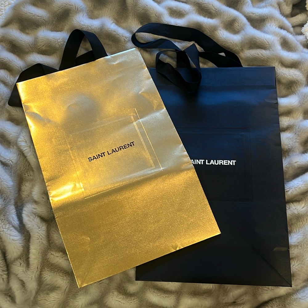 Set of 2 YSL gift bags